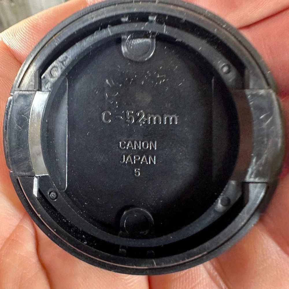Canon FD 1980 Olympic Winter Games C 52mm Snap On Front Lens Cap